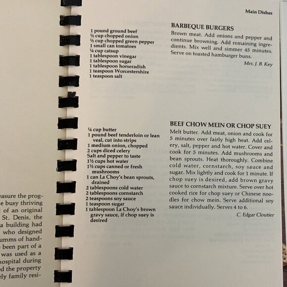 Cane River Cuisine Cookbook Service League Of Natchitoches LA 1987 Spiral-Bound - Picture 16 of 16